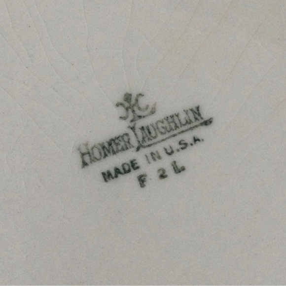 Antique 1920s HOMER LAUGHLIN Covered Serving Dish – Gold Trim Crackled Glaze EUC - Picture 9 of 16